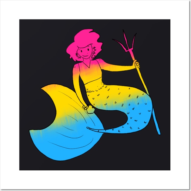 Pan Mermaid Wall Art by AlexTal